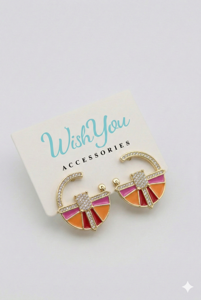Bahar Renkli Küpe
