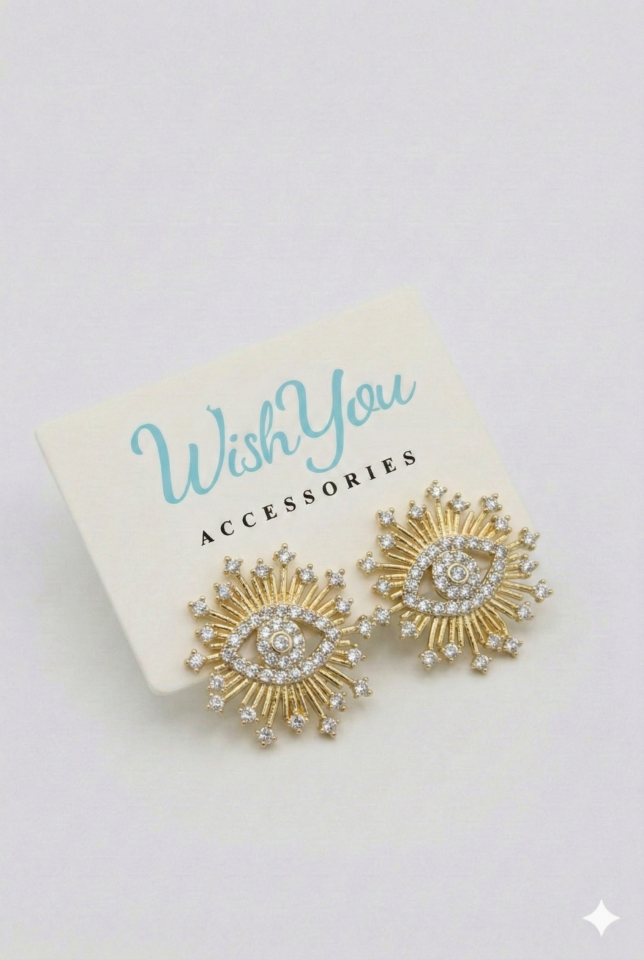 Işıltılı Göz Küpe