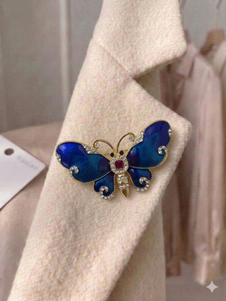 Mavi Sedefli Kelebek