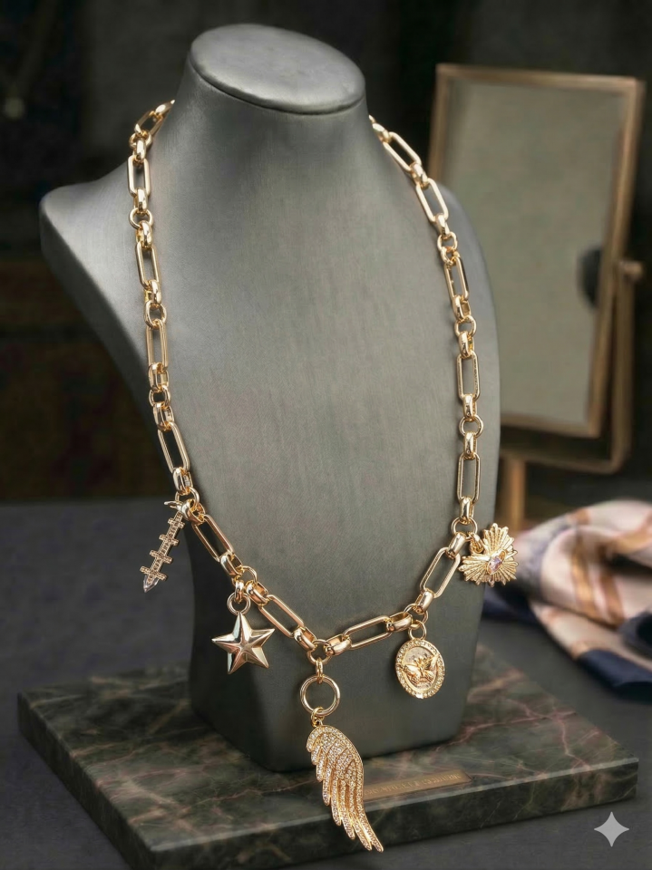 BEŞ CHARM  45 CM LUX KOLYE