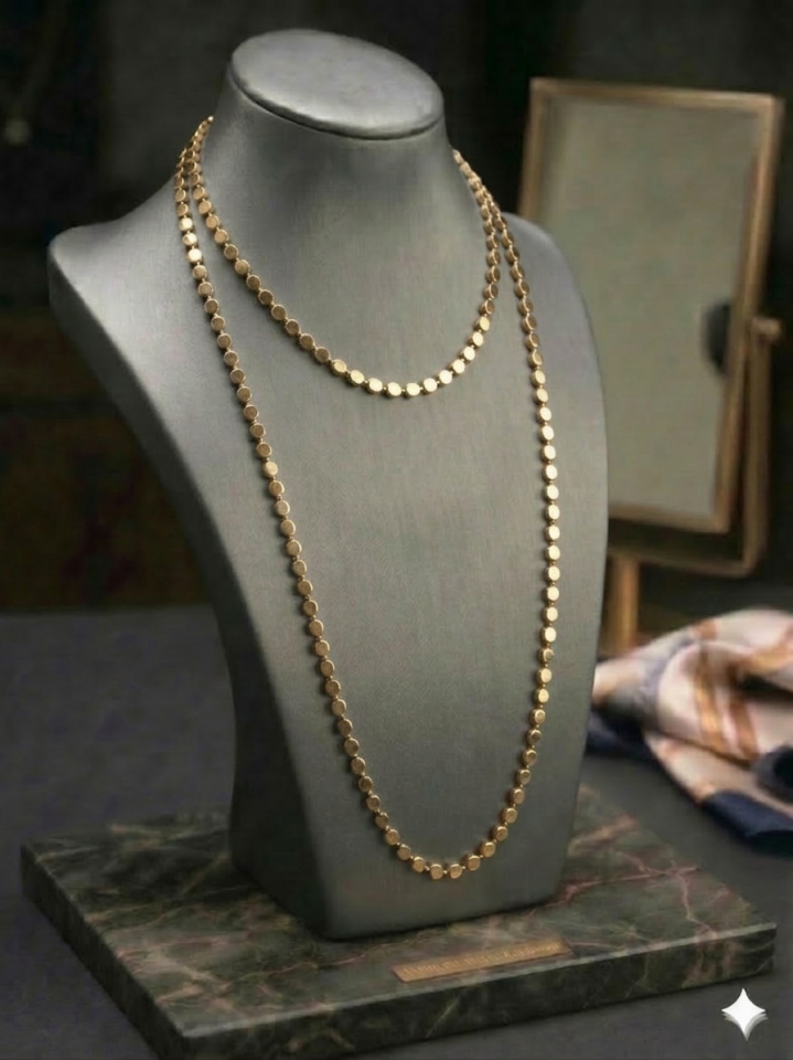 EZME GOLD 90 CM ZİNCİR KOLYE