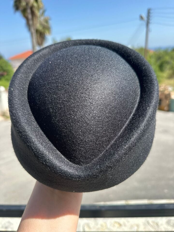 Garnizon Stil Vintage Keçe Şapka