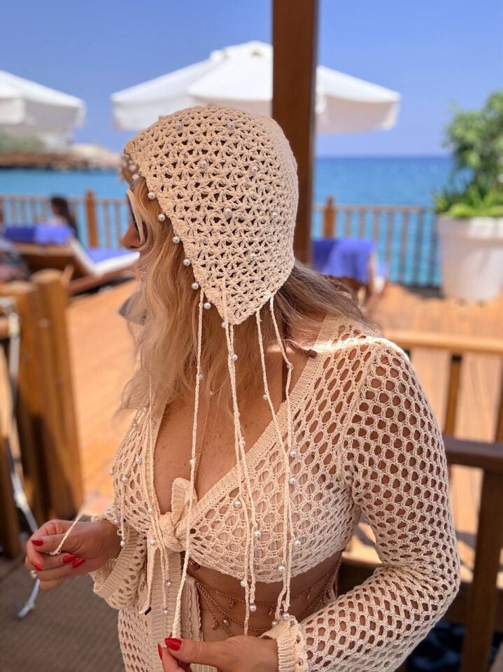 İNCİLİ FİLE PLAJ BANDANASI