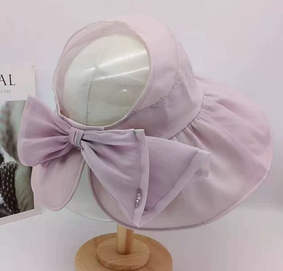 LİLA FİYONKLU VİZÖR ŞAPKA (MEMBRANLI)
