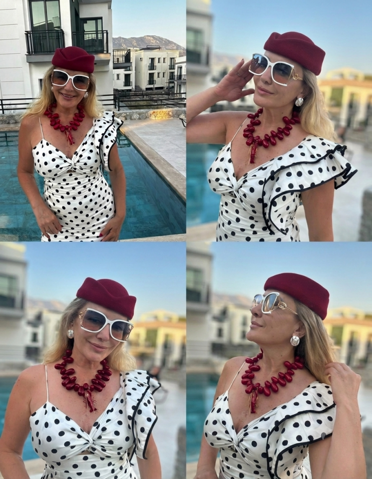 Garnizon Stil Vintage Bordo Keçe Şapka