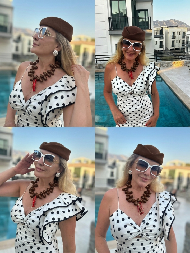 Garnizon Stil Vintage Koyu Kahve Keçe Şapka