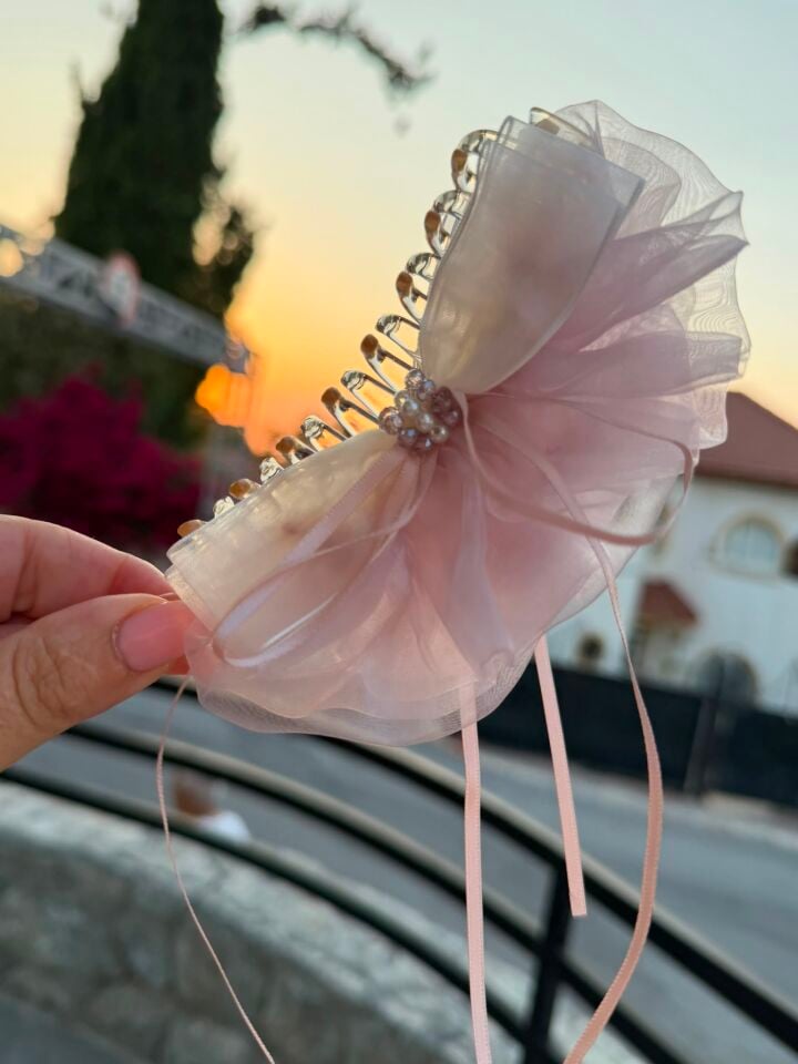 İncili Ay Pembe Muz Toka