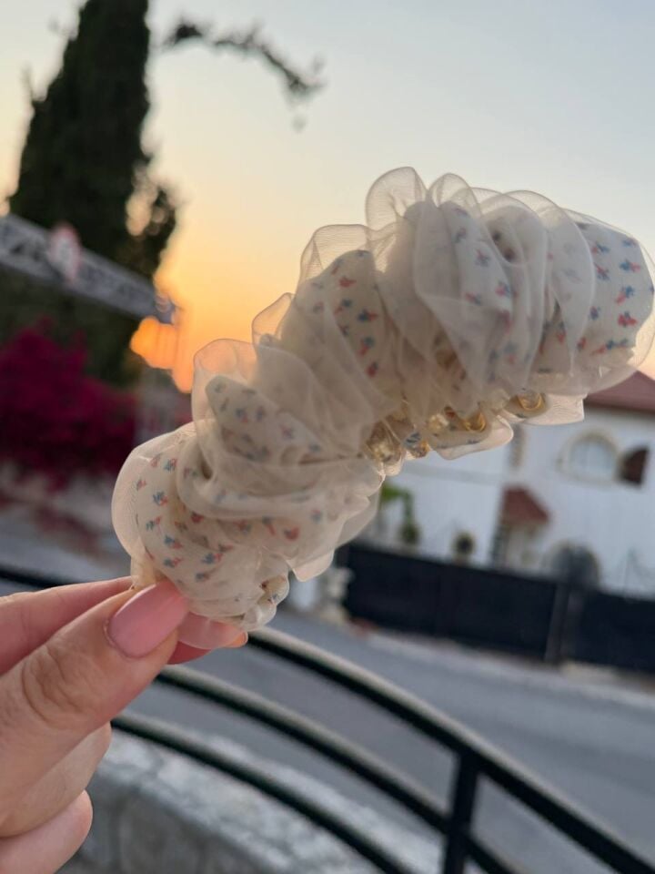 Ekru Katlı Muz Toka